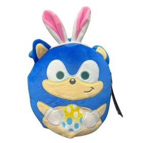   Squishmallows: Sonic, a sündisznó plüss 20 cm-es – Sonic, egy chao tojást tartva