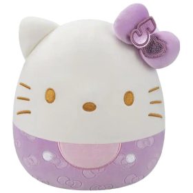   Squishmallows: Hello Kitty 50. évfordulós plüss 20 cm-es – Lila Hello Kitty