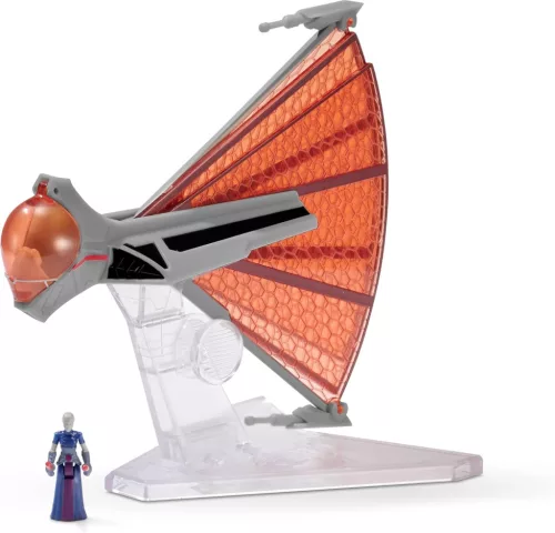 Star Wars: Micro Galaxy Squadron jármű figurával 8 cm-es - Asajj Ventress Ginivex vadászgéppel