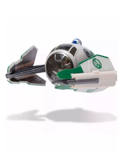 Star Wars: Micro Galaxy Squadron jármű figurával 8 cm-es - Yoda és R2-D2 Jedi Starfighterrel