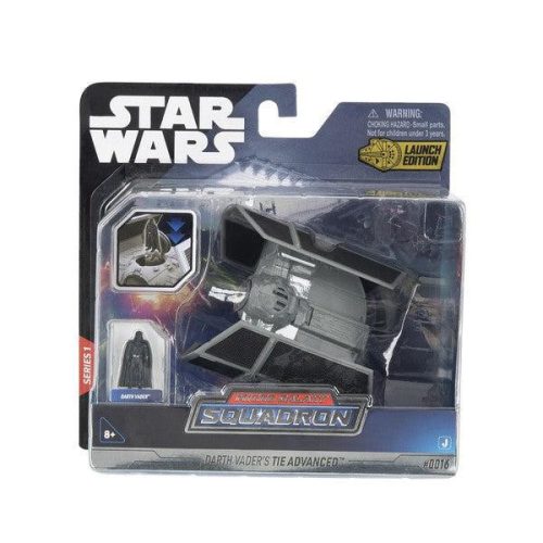 Star Wars - TIE Advanced + Darth Vader - Csillagok háborúja jármű figurával 13 cm-es