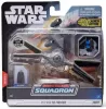 Star Wars: Micro Galaxy Squadron jármű figurával 13 cm-es - Moff Gideon Outland TIE Fighterrel 