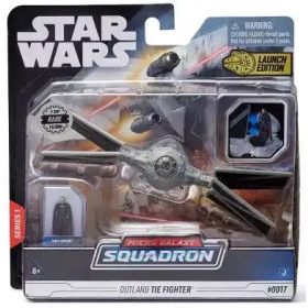   Star Wars: Micro Galaxy Squadron jármű figurával 13 cm-es - Moff Gideon Outland TIE Fighterrel 