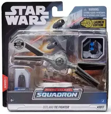 Star Wars: Micro Galaxy Squadron jármű figurával 13 cm-es - Moff Gideon Outland TIE Fighterrel 