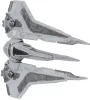 Star Wars: Micro Galaxy Squadron jármű figurával 13 cm-es - Bo Katan Manadalorian Starfighterrel 
