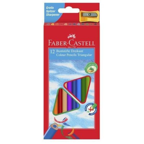 ECO háromszögletű színes ceruza 12 db-os szett - Faber-Castell