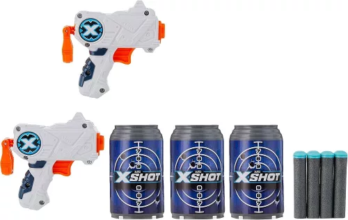 Xshot Excel Micro - Dupla mini szivacslövő játékpisztoly 3 db célpont dobozzal