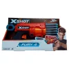 X-Shot Fury 4 lövetű szivacslövő pisztoly - piros