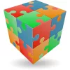 V-Cube versenykocka: Puzzle mintájú 2x2 egyenes forma