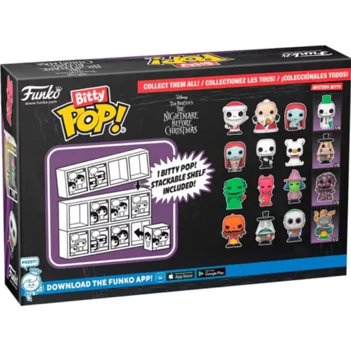 Funko Bitty POP! The Nightmare Before Christmas - Oogie Boogie, 4 db-os figura szett
