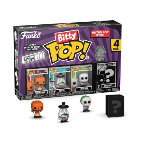 Funko Bitty POP! The Nightmare Before Christmas - Pumpkin Jack, 4 db-os figura szett