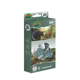 3D papírszobrászat – Triceratops - csomagolássérült