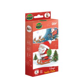 3D papírszobrászat - Télapó