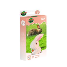 3D papírszobrászat - Nyuszi