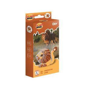 3D papírszobrászat - Oroszlán