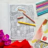 Keep calm & draw kreatív mandala színezők - Trees and ornaments