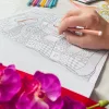 Keep calm & draw kreatív mandala színezők - Trees and ornaments