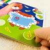 Rajzold körbe, ragaszd oda! matricás foglalkoztató - Baráti időtöltés
