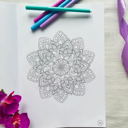Keep calm & draw kreatív mandala színezők - Mandalas