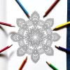 Keep calm & draw kreatív mandala színezők - Mandalas