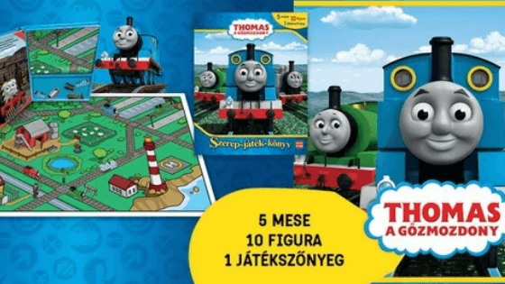 Három szuper Thomas, a gőzmozdony játék