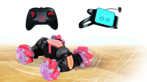 Távirányítós autó világító kerekekkel