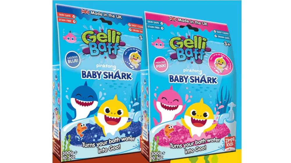 Hány éves kortól ajánlott a Baby Shark fürdőzselé?