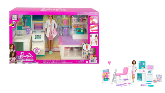 Barbie Mobilklinika, ahol Doktor Barbie még gipszelni is tud!