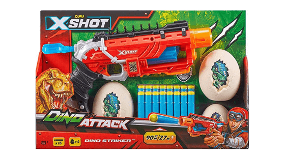 X-Shot Dino Attack–Lődd le a dinót, mielőtt kikel a tojásból!