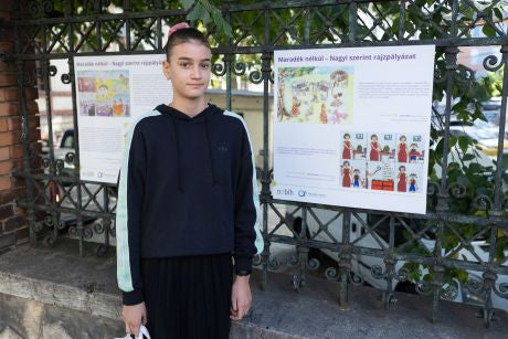 Maradék nélkül program rajzpályázat nyertese