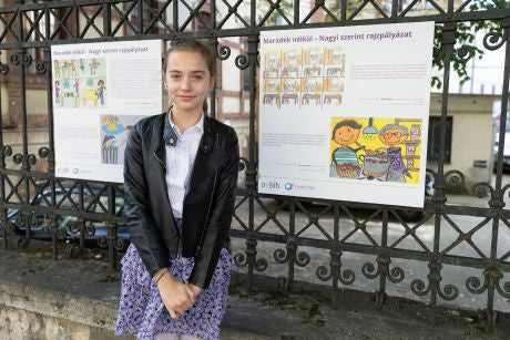 Maradék nélkül program rajzpályázatának egyik nyertese