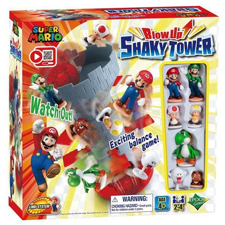 Super Mario Shaky tower társasjáték