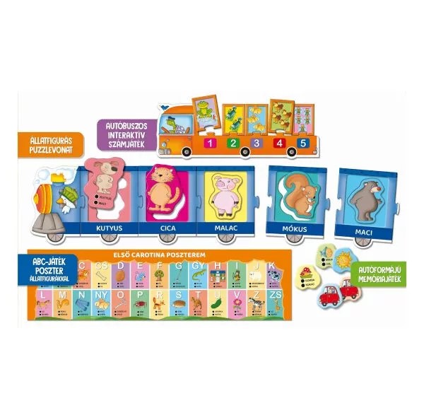 Carotina készségfejlesztő játékgyűjtemény