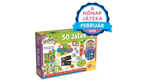 Carotina 50 fejlesztő játékgyűjtemény - A Hónap Játéka