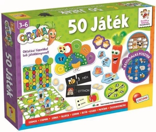 Carotina 50 játék - fejlesztő játékgyűjtemény
