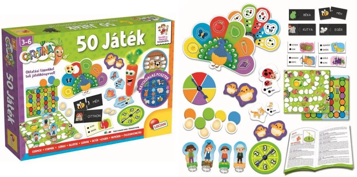 Carotina 50 játékkészlet