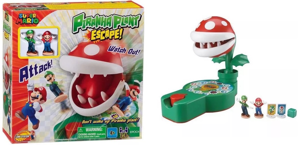 Super Mario Pirahna Plant Escape társasjáték