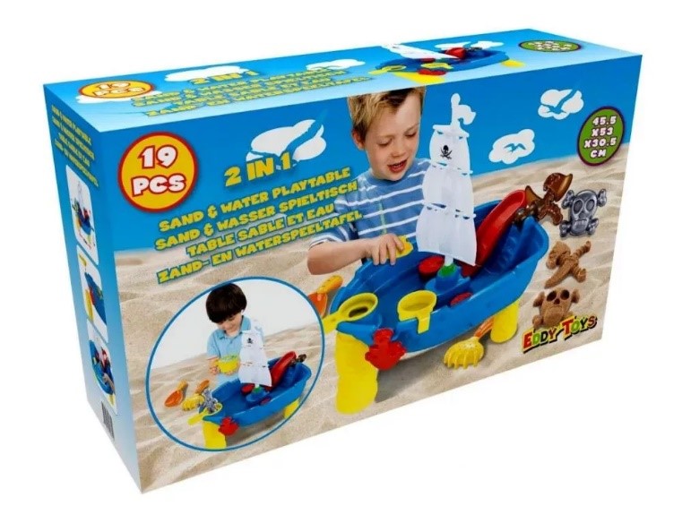 A hónap játéka - a kalóz hajó homokozó asztal