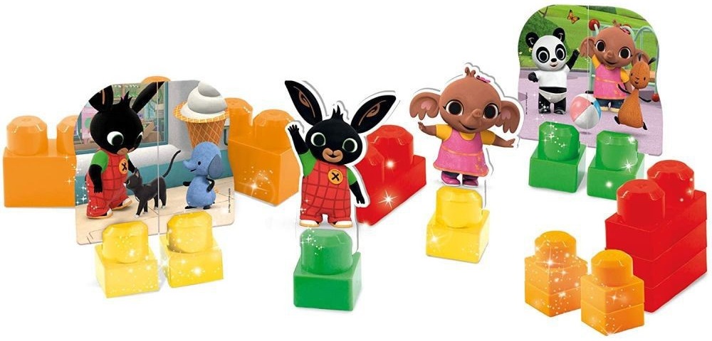 Bing építőkocka piros hátizsákban