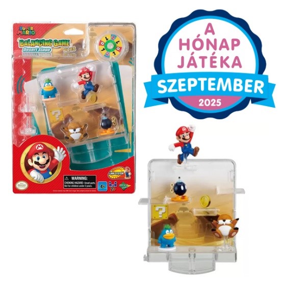 Szeptember Hónap játéka: Super Mario egyensúlyozó játék – Desert Stage