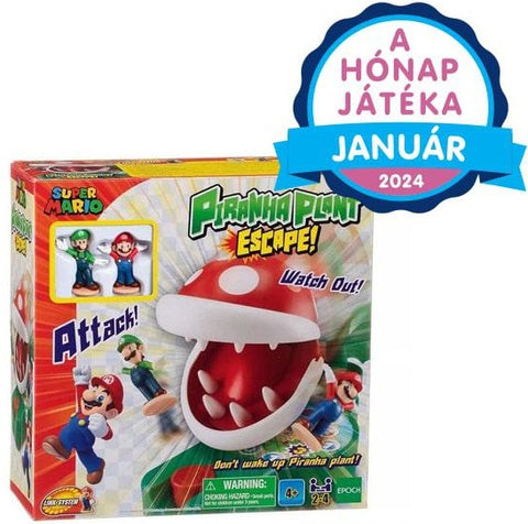 Játéksziget - Super Mario Pirahna Plant Escape társasjáték a hónap játéka