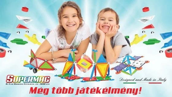 Játéksziget - Supermag mágneses épitőjáték