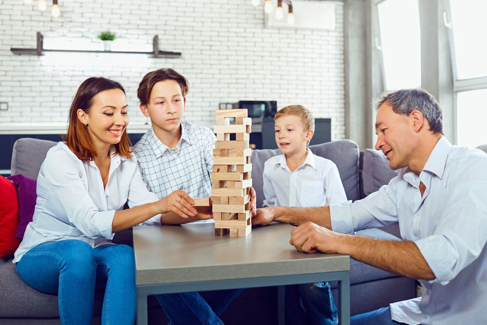 téli játékok család