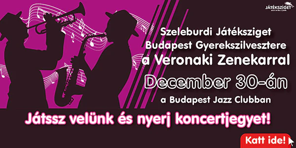 Szeleburdi Játéksziget a Budapest Jazz Clubban - Gyerekszilveszter 12.30-án