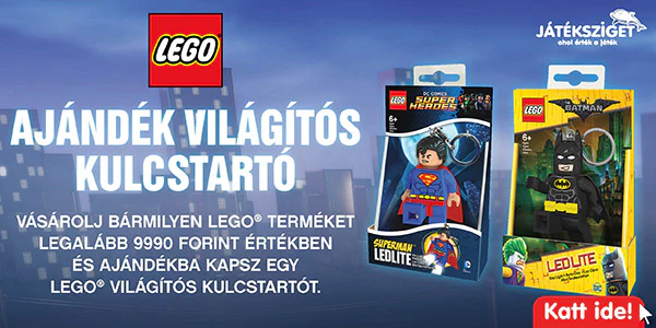 Ajándék LEGO LED kulcstartó