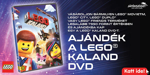 LEGO Kaland DVD ajándékba