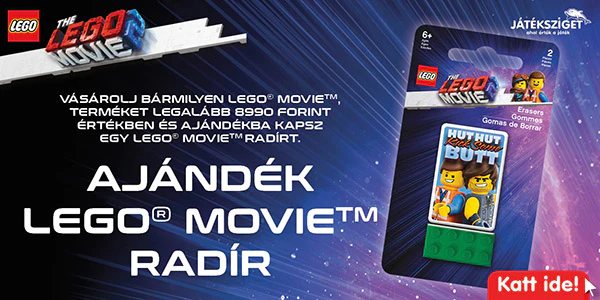 LEGO Movie radír ajándékba