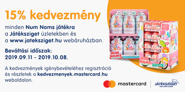 MasterCard kedvezmény Num Noms játékokra