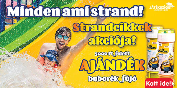 Strand akció ajándék bubifújóval