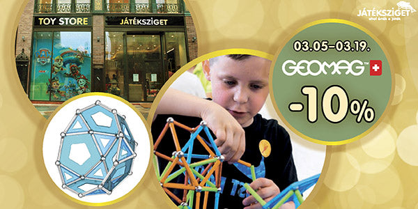 Geomag akció a Párisi Udvarban lévő Játékszigetben